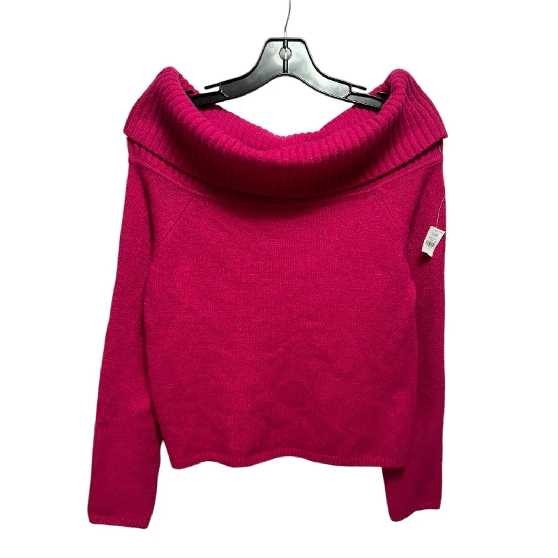 Off Shoulder Sweater By Old Navy In Pink, Size: S