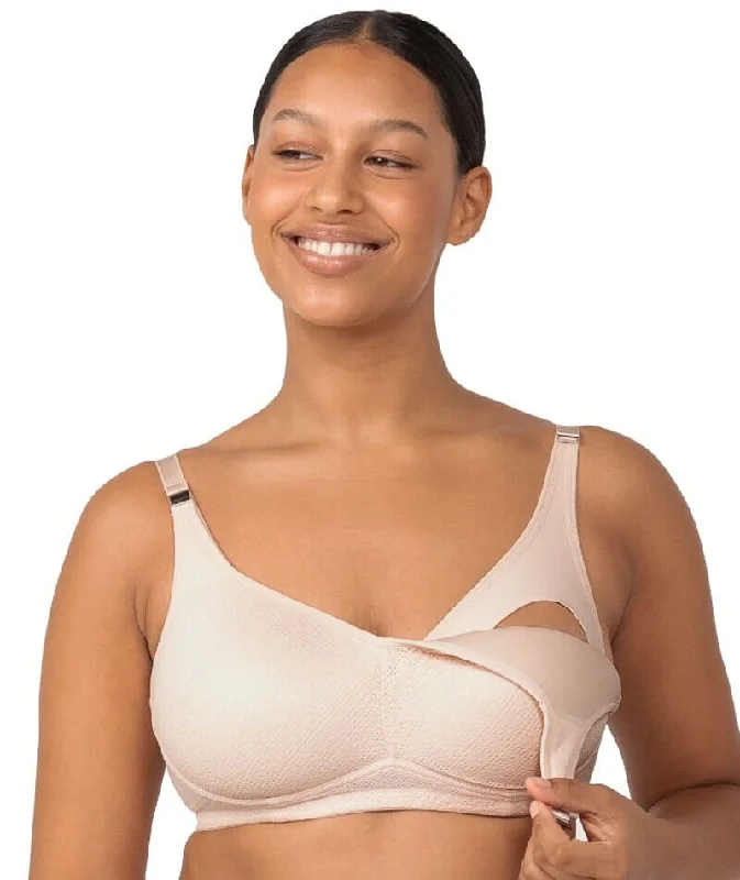 Triumph Amour Maternity Lace Padded Wire-free Bra - Nude Pink