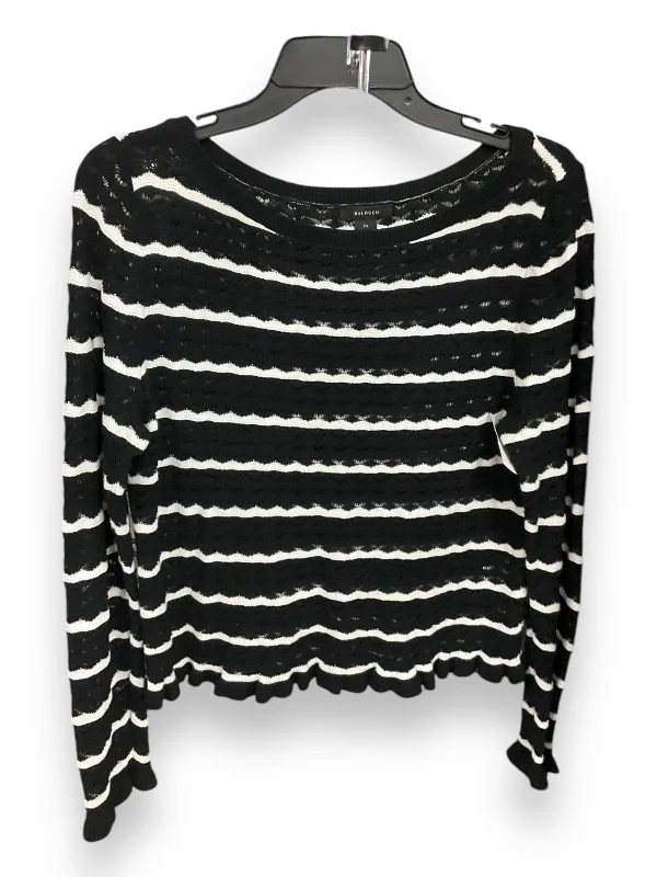 Sweater By Halogen In Striped Pattern, Size: M