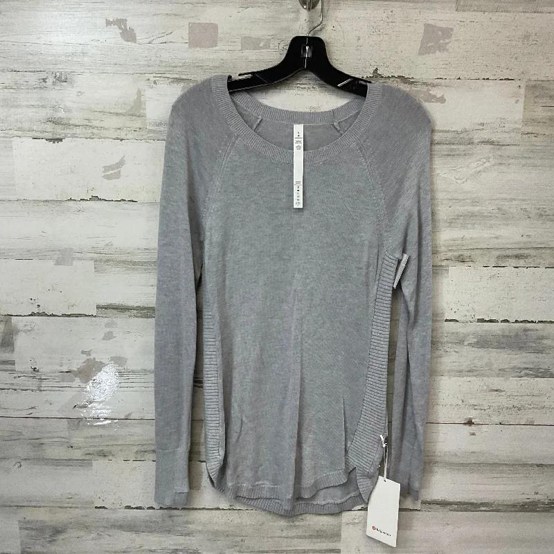 Sweater By Lululemon In Grey, Size: S