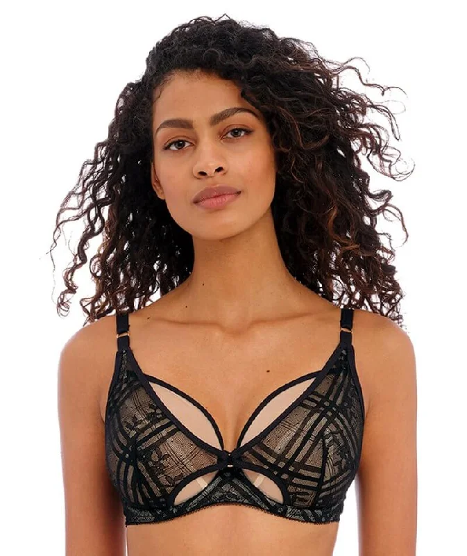 Freya Fatale Underwired High Apex Bra - Noir