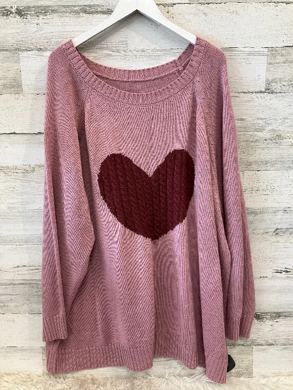 Sweater By Clothes Mentor In Pink, Size: 6