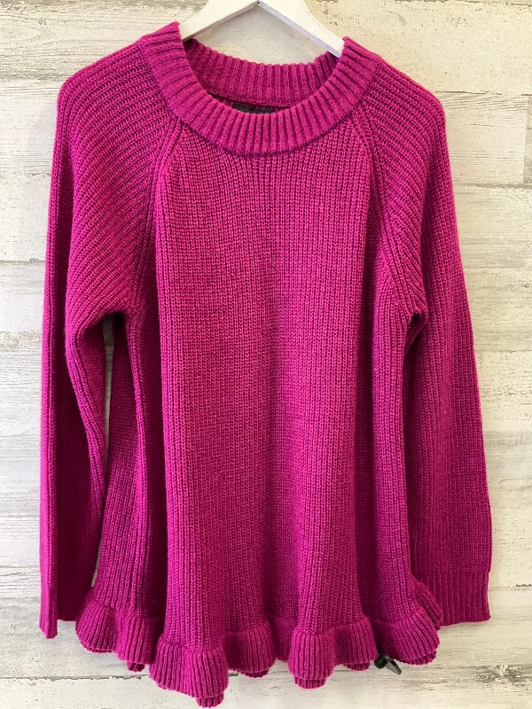 Sweater By Clothes Mentor In Purple, Size: Xl