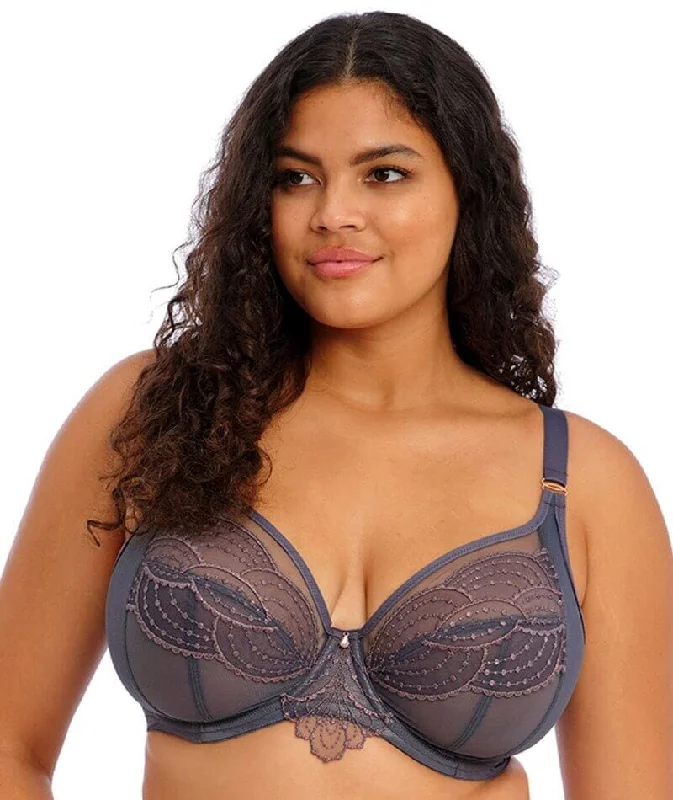 Elomi Priya Underwired Plunge Bra - Storm