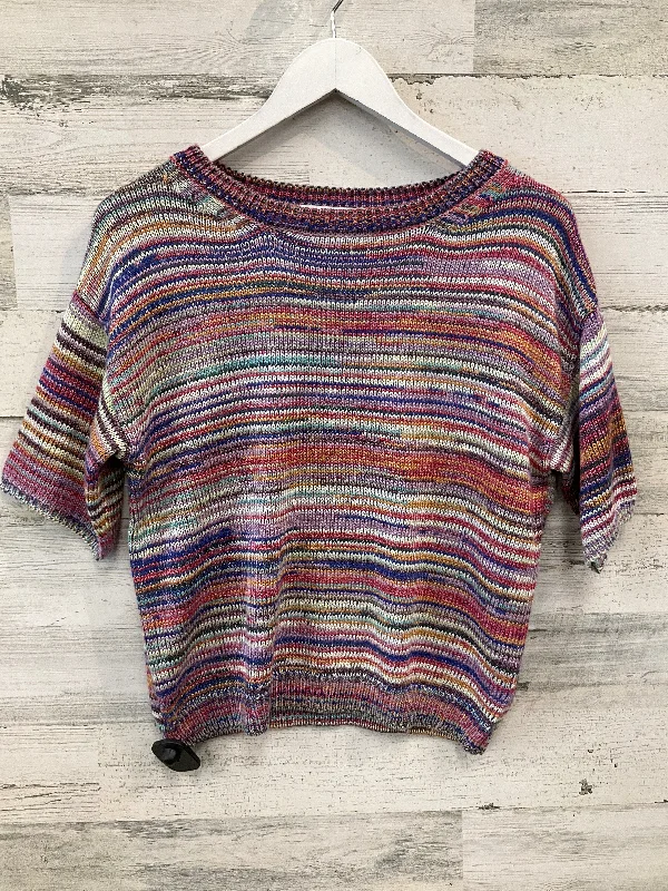 Sweater Short Sleeve By Clothes Mentor In Multi-colored, Size: S