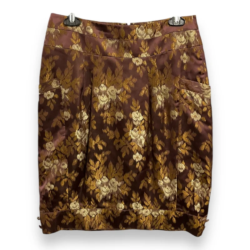 Skirt Midi By To The Max In Floral Print, Size: 4