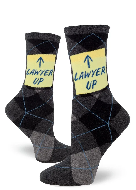 ZZNB-12/24_Women's Lawyer Up Crew (Heather Charcoal)