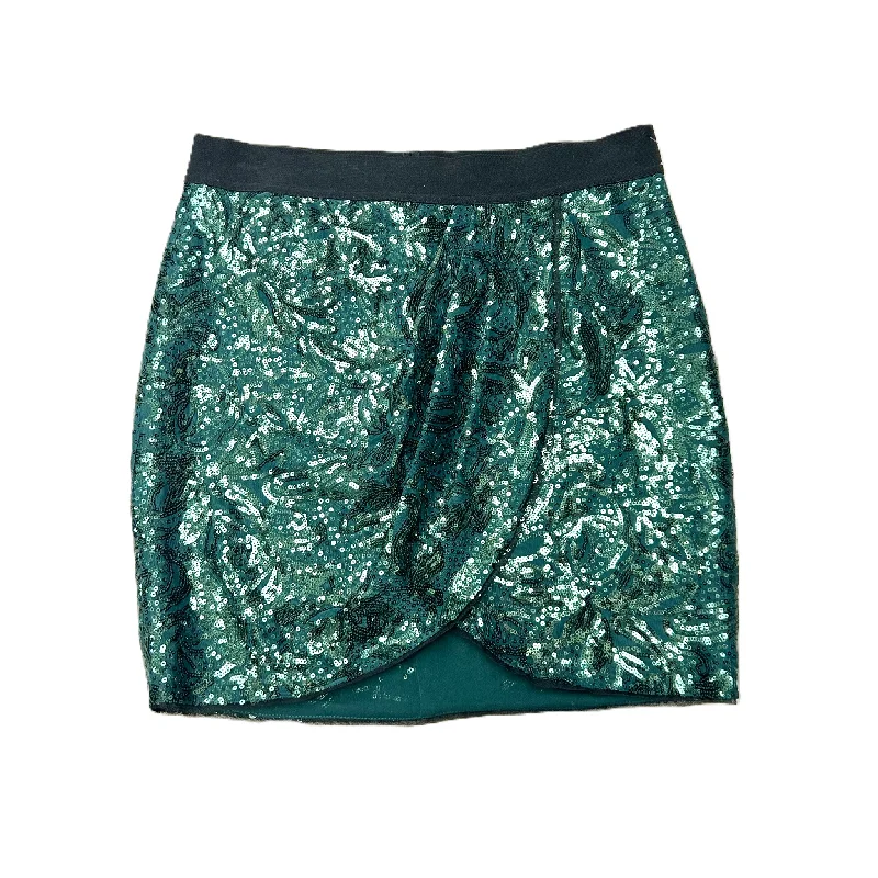 Skirt Mini & Short By Bcbgmaxazria In Green, Size: Xxs