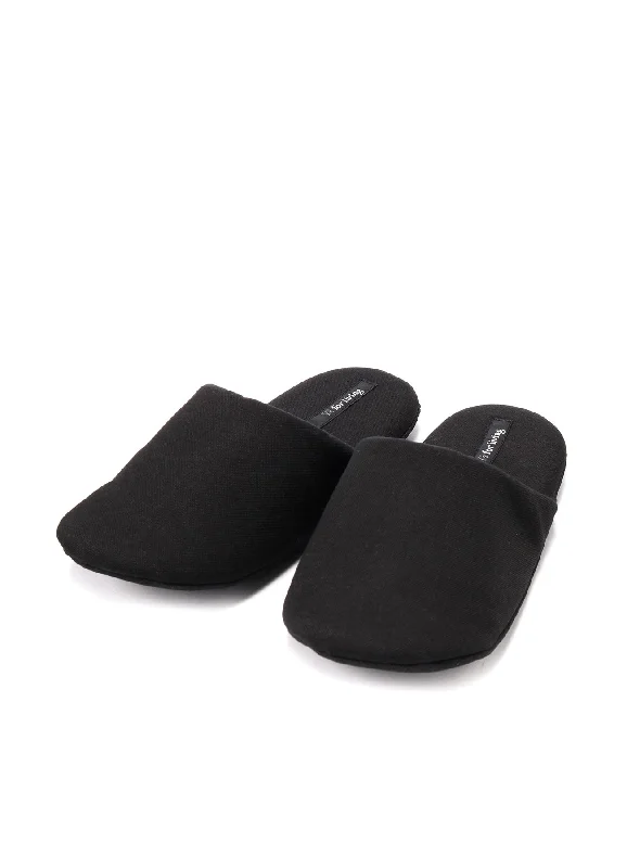 COTTON CANVAS SLIPPERS