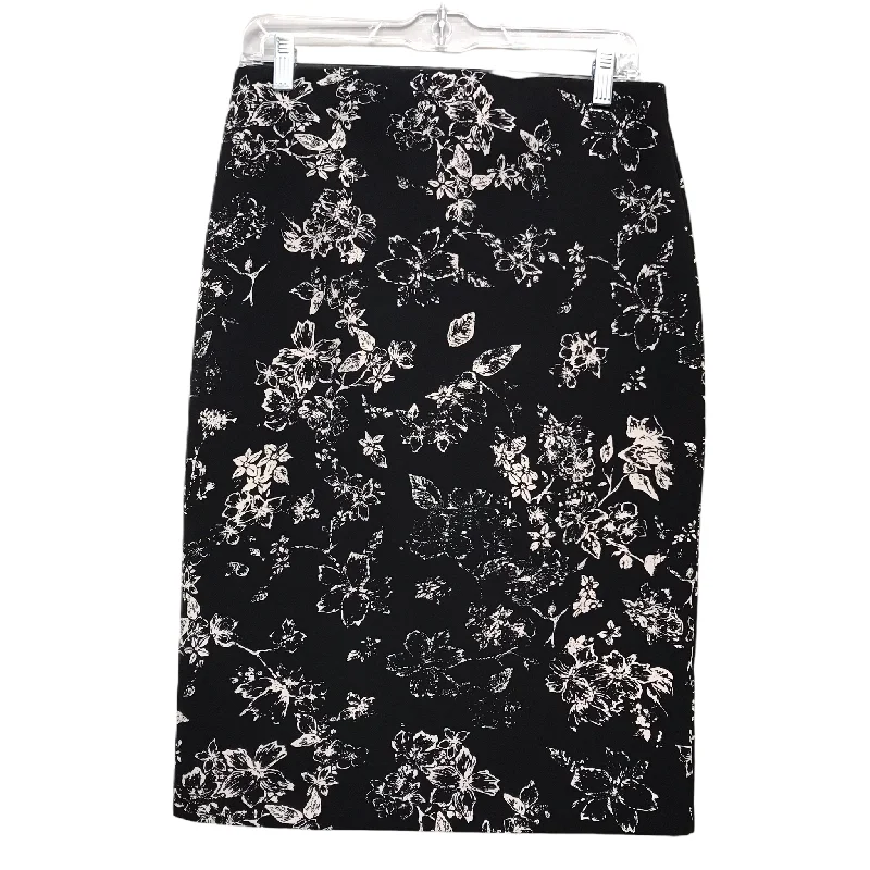 Skirt Midi By Philosophy In Black & White, Size: 6