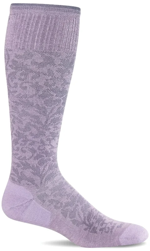 Women's Damask Moderate Graduated Compression Socks