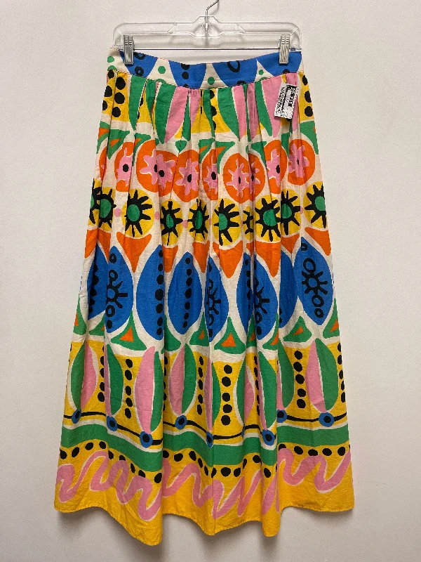 Skirt Maxi By Zara In Multi-colored, Size: M