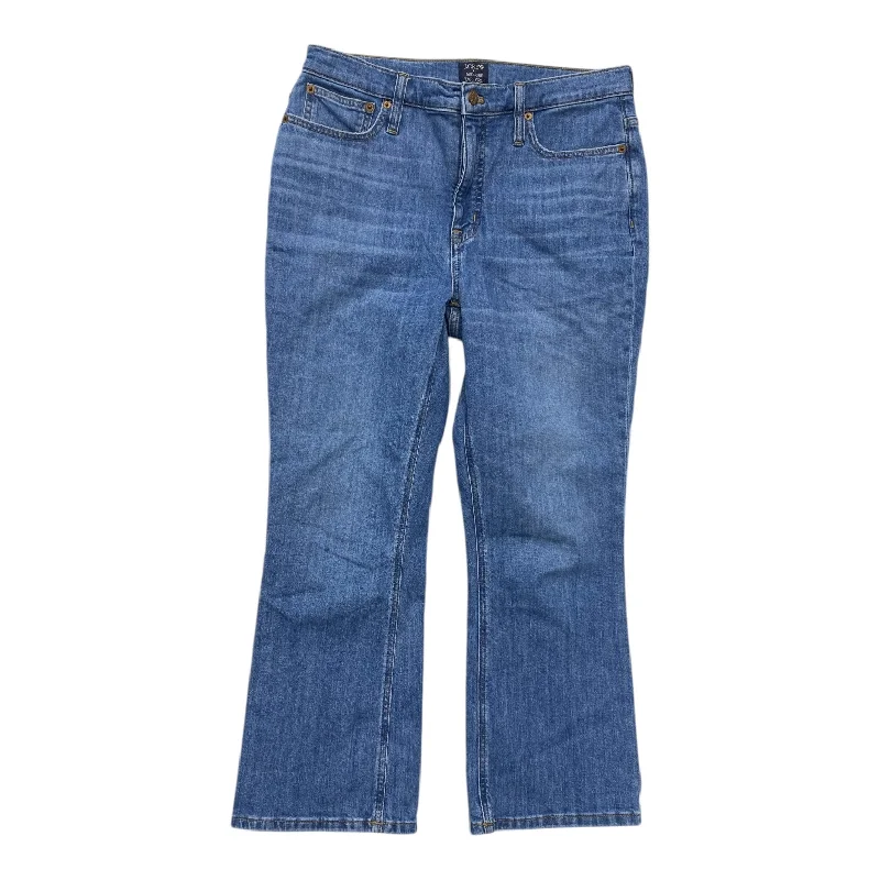 Jeans Cropped By J. Crew In Blue Denim, Size: 10