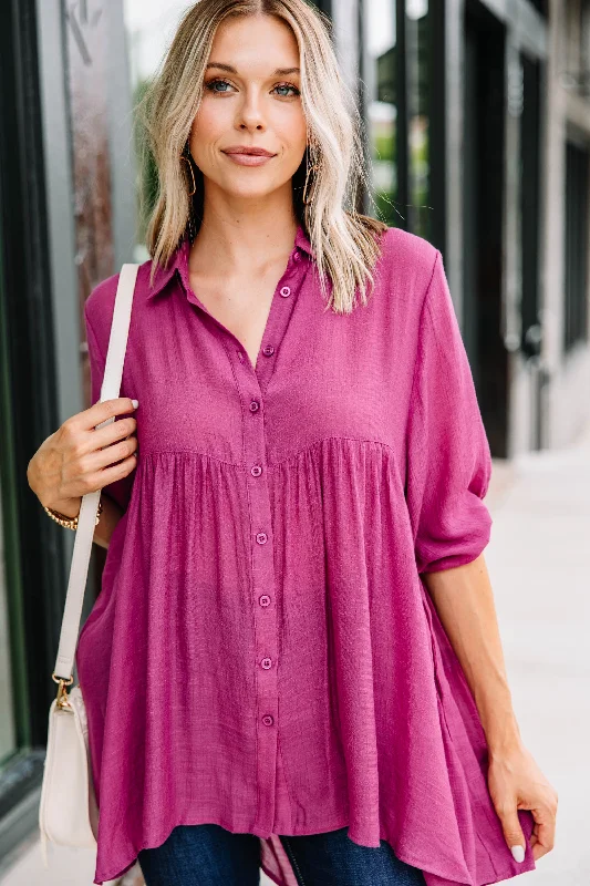 Take Me There Plum Purple Tunic