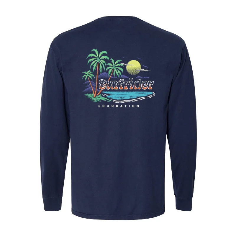 Retro Sunset Long Sleeve Tee