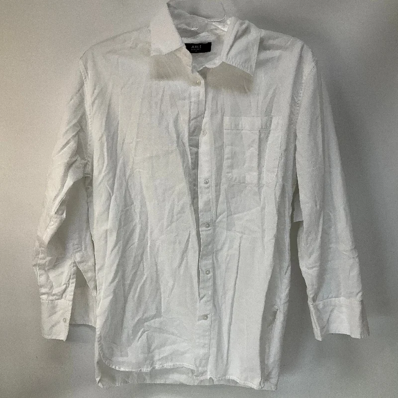 Top Long Sleeve By Cma In White, Size: Xs