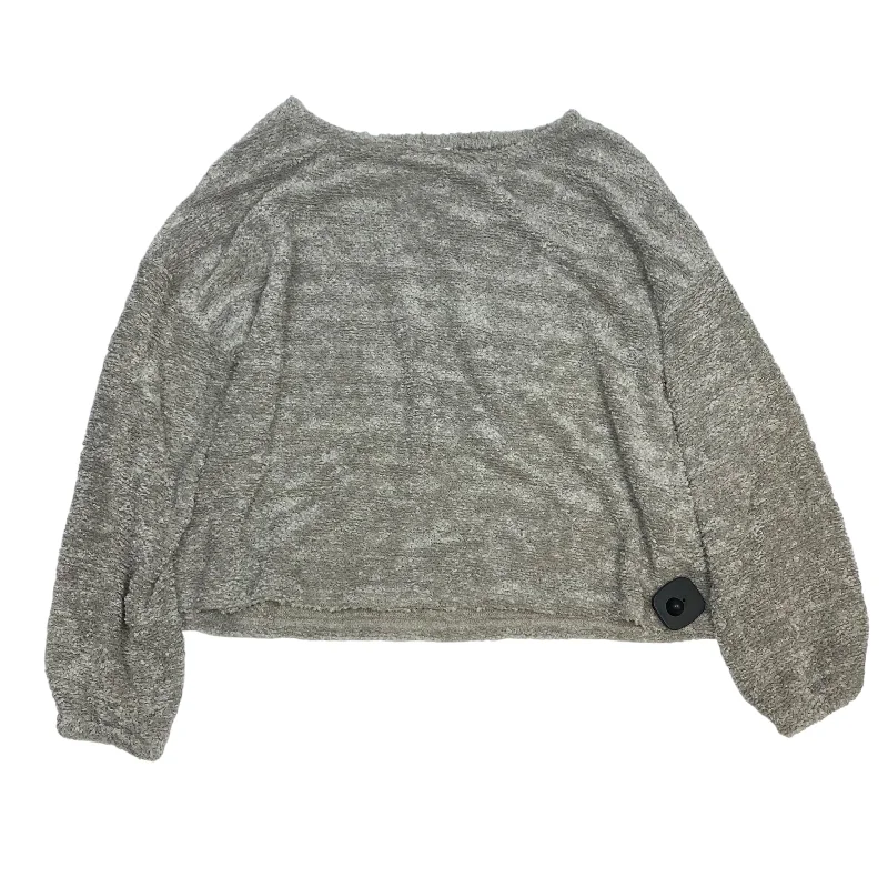 Top Long Sleeve By Lc Lauren Conrad In Grey, Size: L