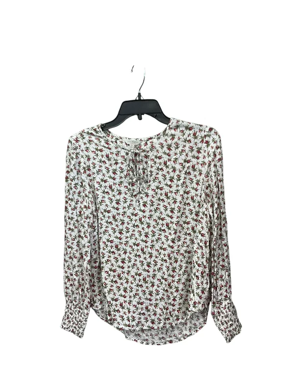 Top Long Sleeve By Lucky Brand In Floral Print, Size: S