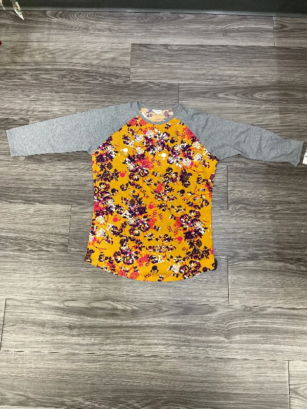 Top Long Sleeve By Lularoe In Floral Print, Size: M