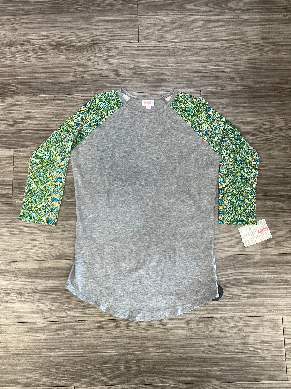 Top Long Sleeve By Lularoe In Grey, Size: S