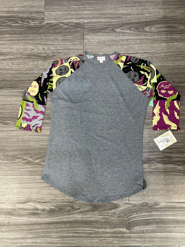 Top Long Sleeve By Lularoe In Grey, Size: S