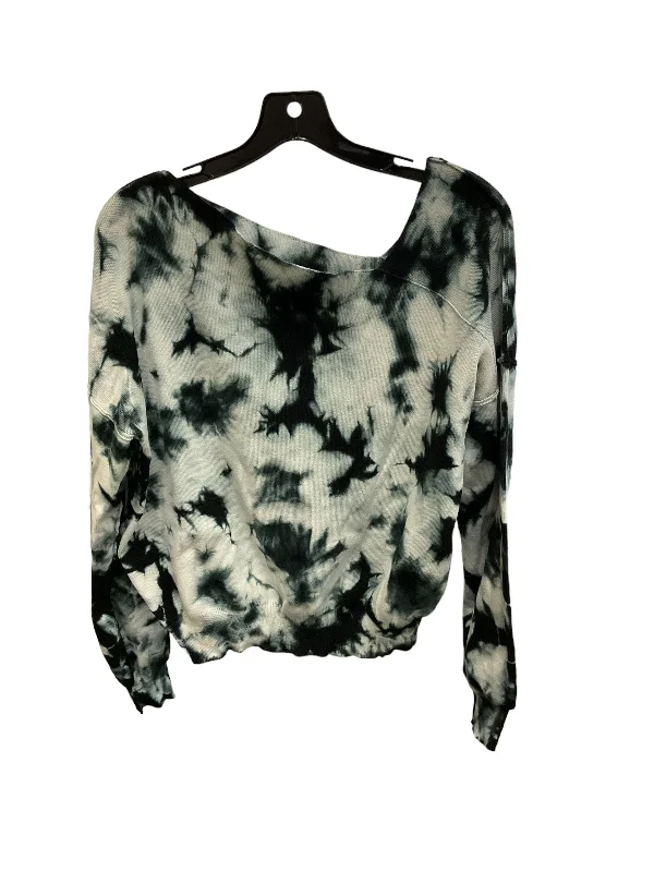 Top Long Sleeve By Saks Fifth Avenue In Tie Dye, Size: S