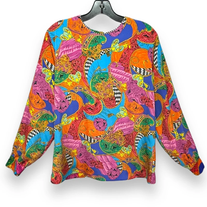 Top Long Sleeve Unbranded In Multi-colored, Size: M